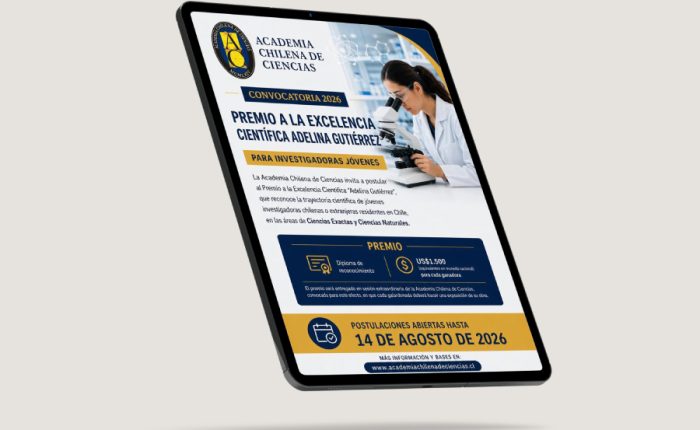Premio a la Excelencia Científica Adelina Gutiérrez 2026 abre postulaciones para investigadoras jóvenes